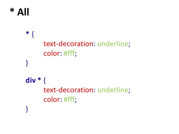 Oocss Progressive Css3 Selectors