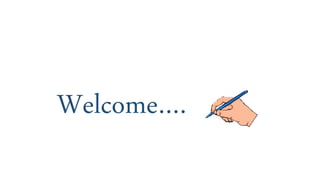 Welcome….
 