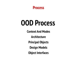 Introduction to Object Oriented Design | PDF