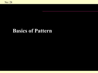 Basics of Pattern 