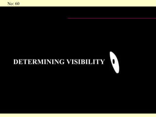DETERMINING VISIBILITY 