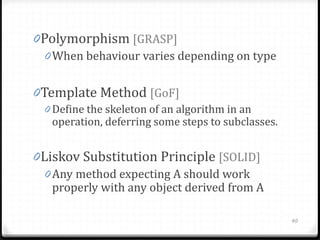 OO design principles and patterns | PDF