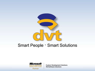 Smart People  ·  Smart Solutions 
