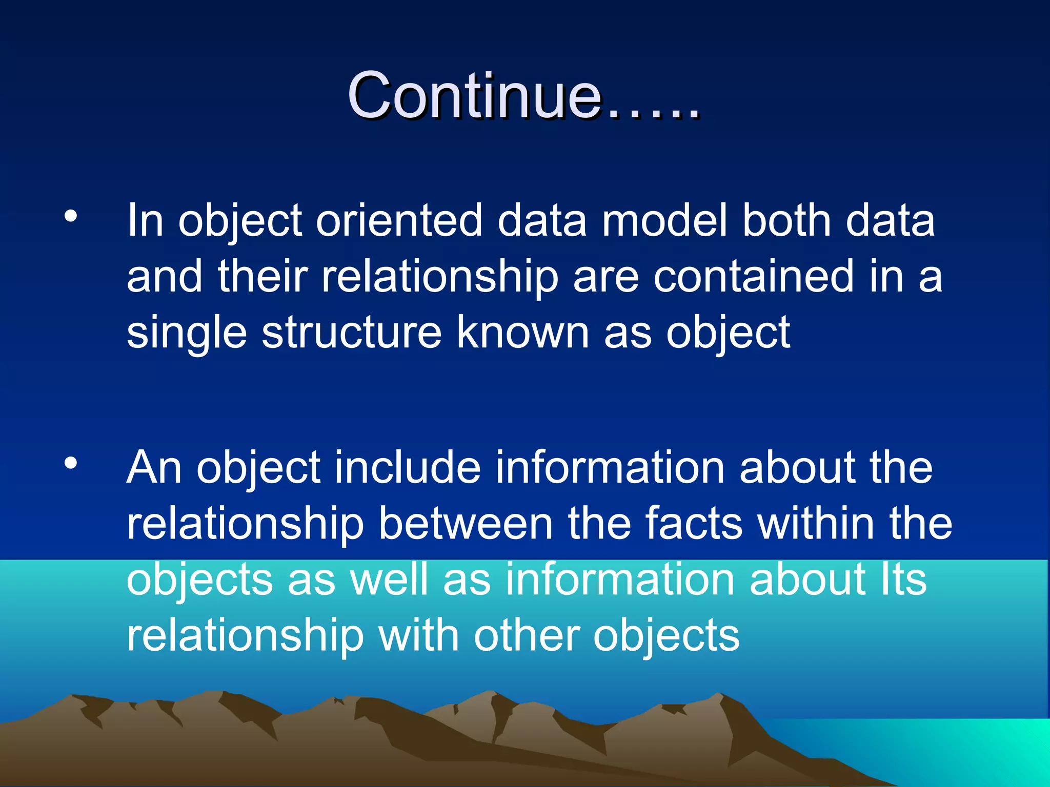 Oodm Object Oriented Data Model Ppt Oodm Object Oriented Data Model Ppt