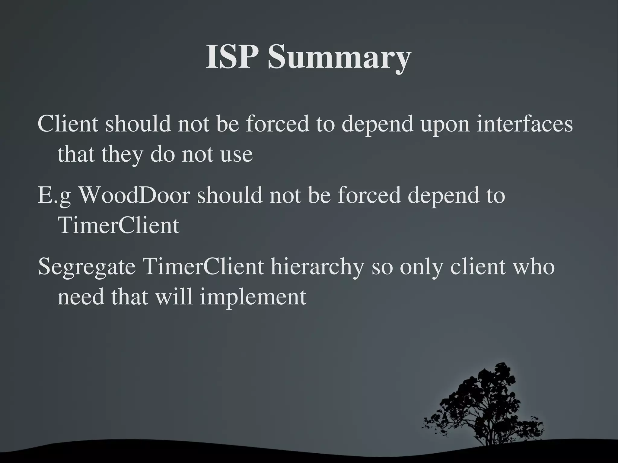 Principles of Object Oriented Design | PPT