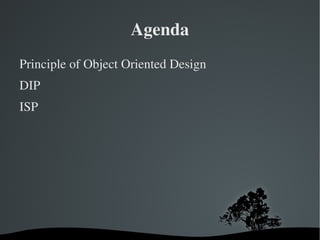 Principles of Object Oriented Design | PPT