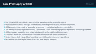 Comprehensive Guide to Object-Oriented Design Principles and Practices ...