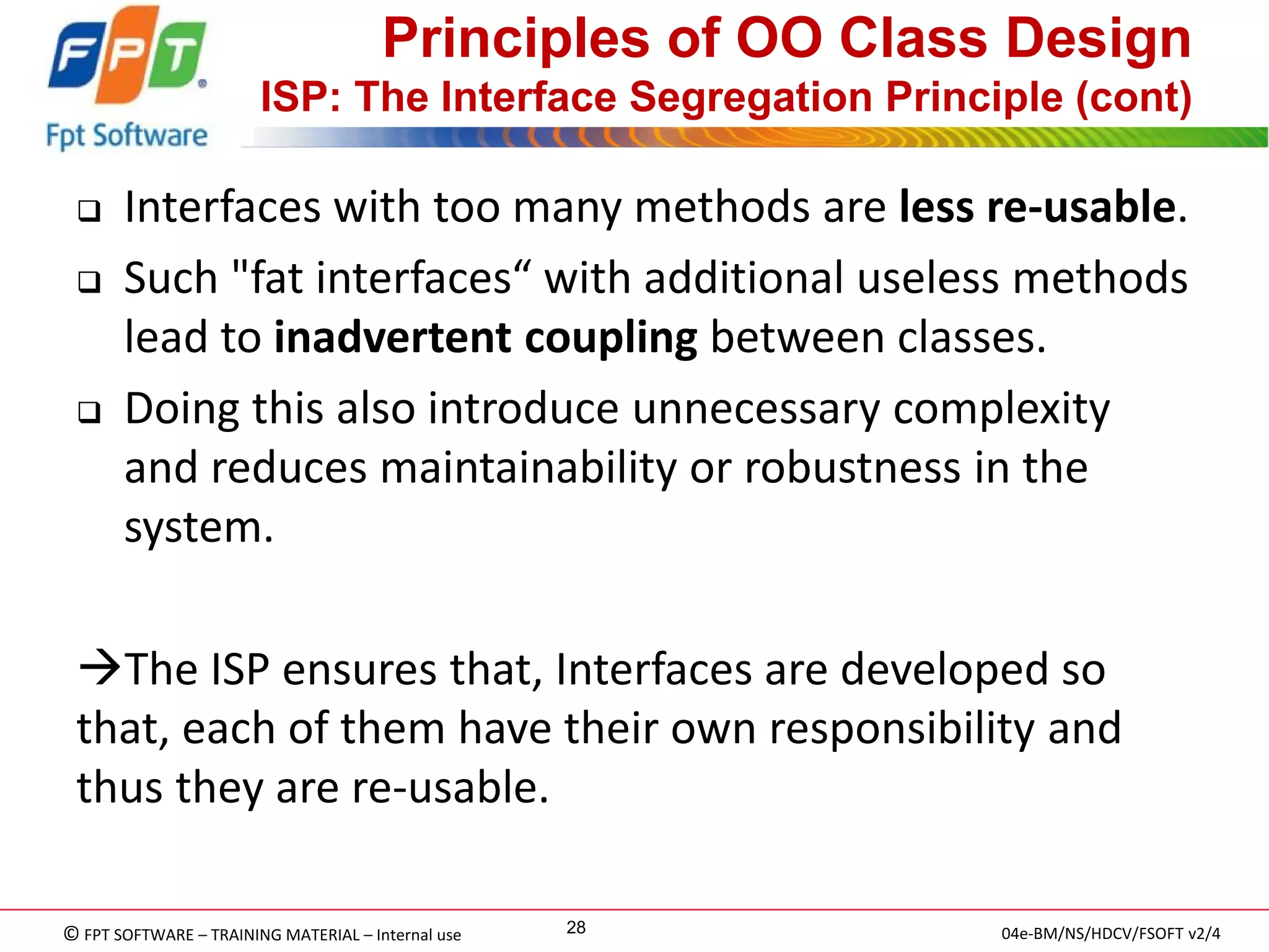 OOD Principles and Patterns | PDF | Computing | Technology & Computing