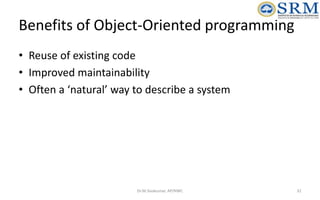 Object Oriented Design and Programming Unit-01 | PPTX