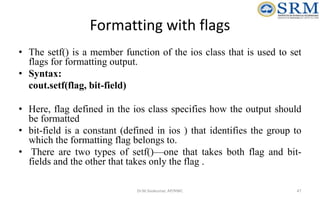 Object Oriented Design and Programming Unit-01 | PPTX