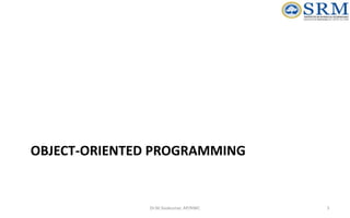 Object Oriented Design and Programming Unit-01 | PPTX