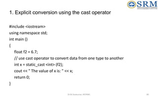 Object Oriented Design and Programming Unit-01 | PPTX