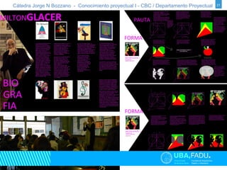 Cátedra Jorge N Bozzano - Conocimiento proyectual I - CBC / Departamento Proyectual 21 
 