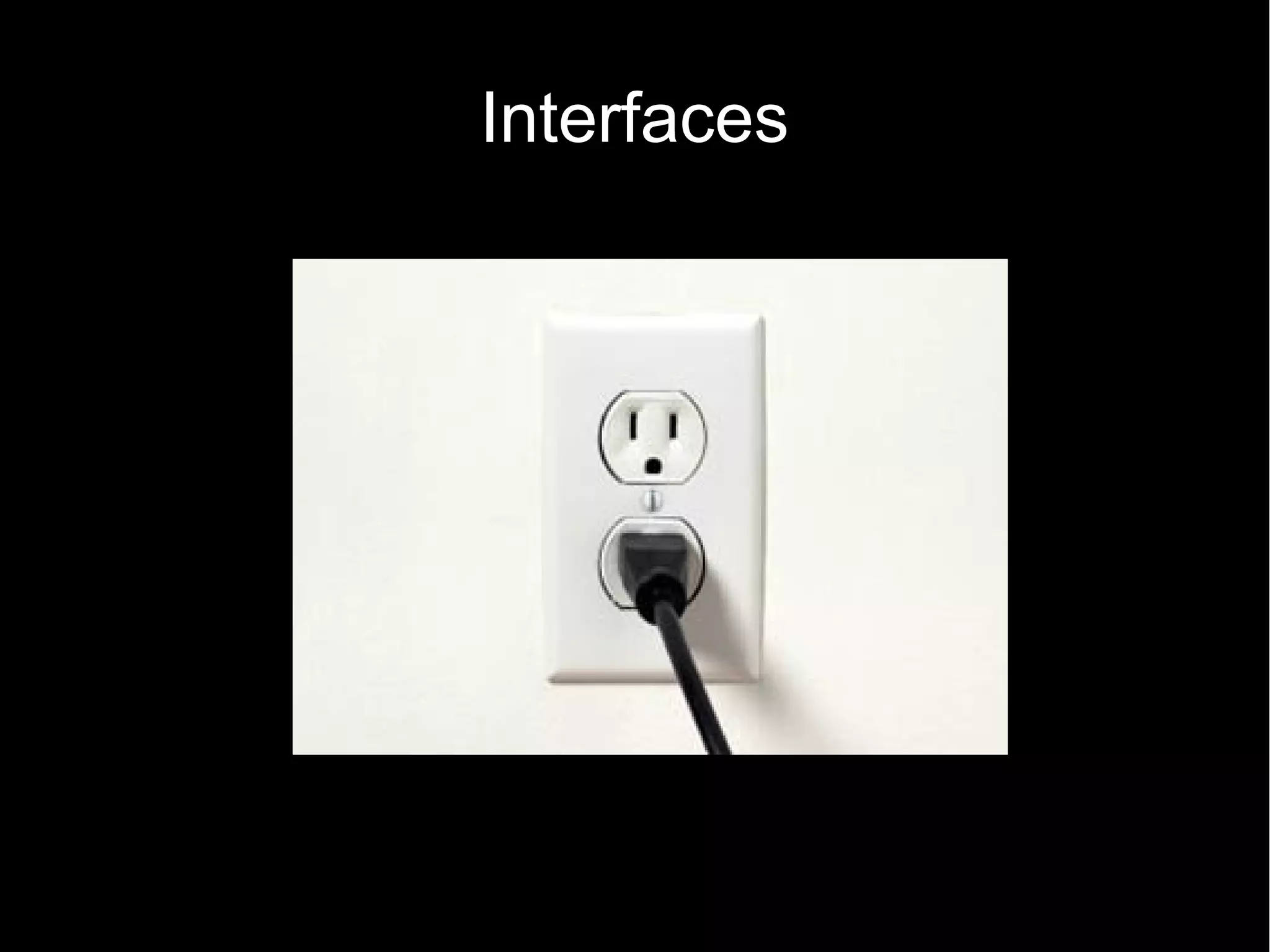 Interfaces 