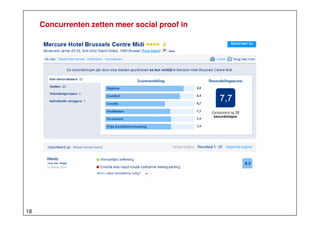 Concurrenten zetten meer social proof in

18

 