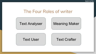 The role of_reader_and_writer_of_texts | PPTX