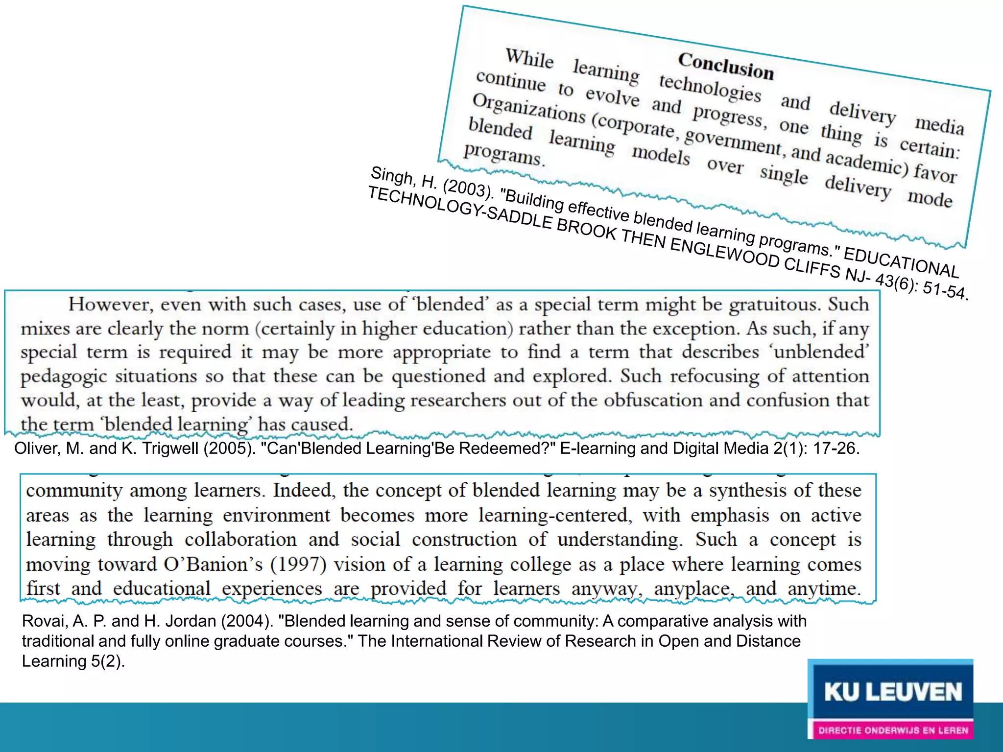 Onderwijskundig Ontwerpen (Instructional Design)
 