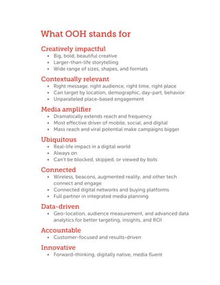 Local Media Outdoor - Georgia - Why OOH is a core media buy | PDF