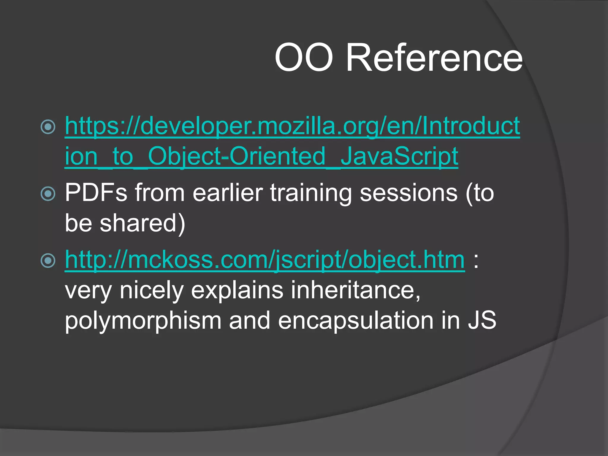 Unobtrusive JavaScript  ReferenceReference :http://en.wikipedia.org/wiki/Unobtrusive_JavaScripthttp://icant.co.uk/articles/seven-rules-of-unobtrusive-javascript/http://www.onlinetools.org/articles/unobtrusivejavascript/chapter1.htmlhttp://labs.adobe.com/technologies/spry/articles/best_practices/separating_behavior.html