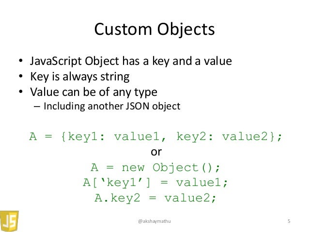 Object Oriented Programing in JavaScript