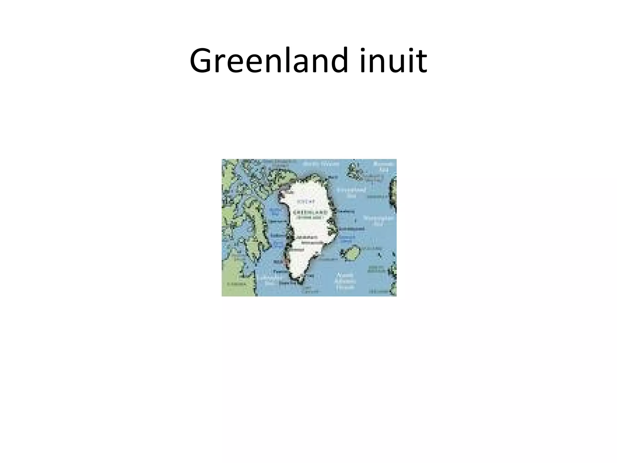 Greenland inuit 