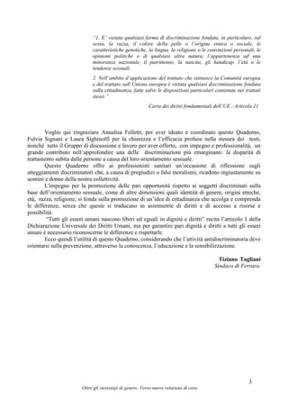 Oltre gli stereotipi di genere