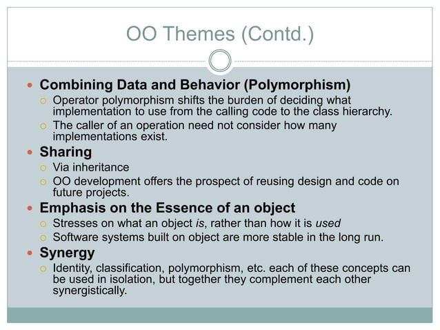 Object Oriented Approach for Software Development | PPT