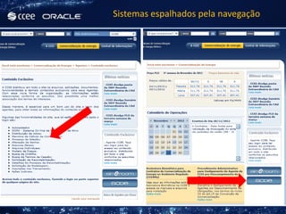 Sistemas espalhados pela navegação
 