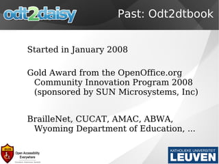 Accessible Media Audio Tapes