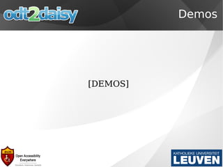 DAISY Features Navigation