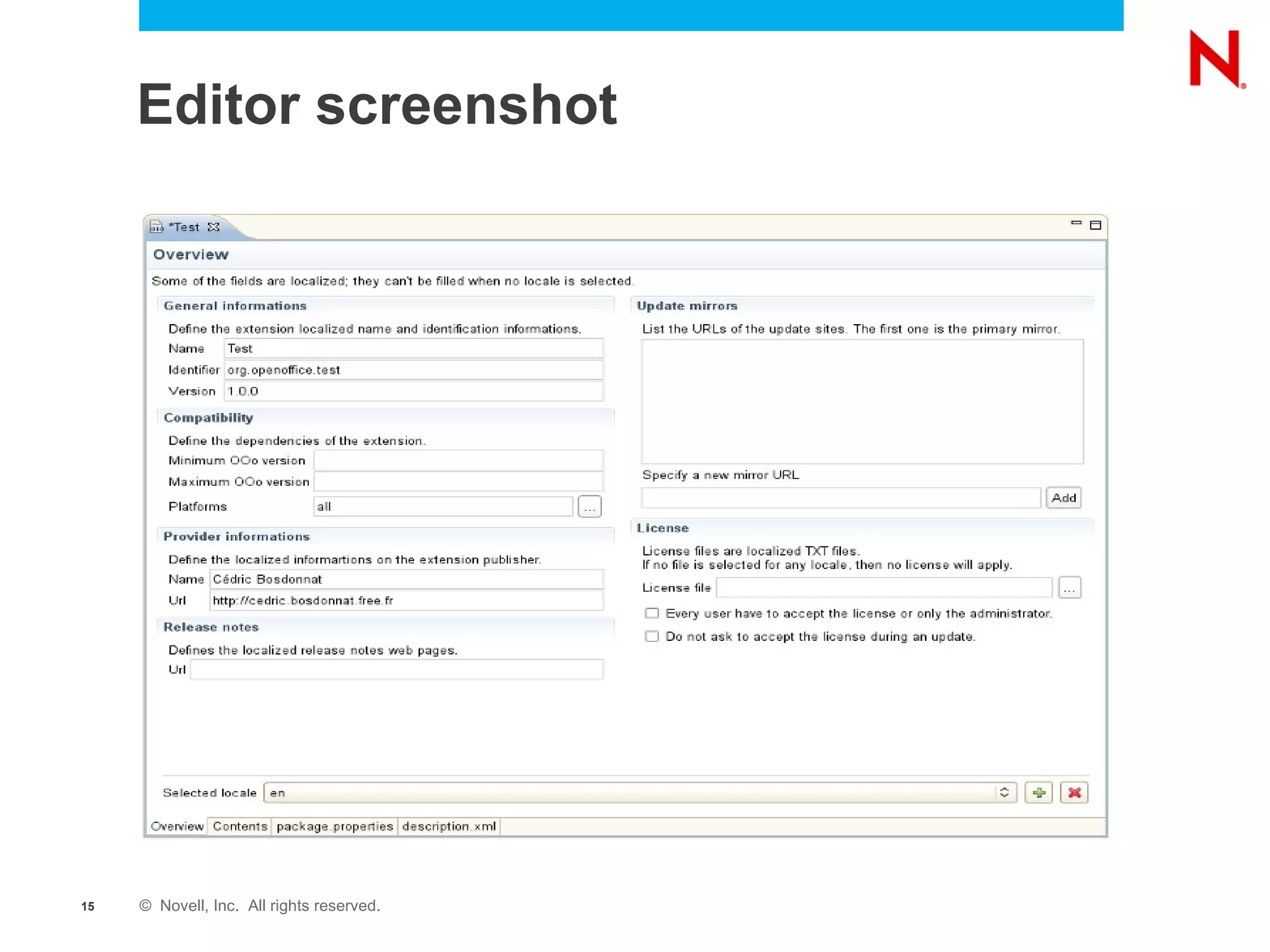 Eclipse development basics Everything is plugin Eclipse runtime 