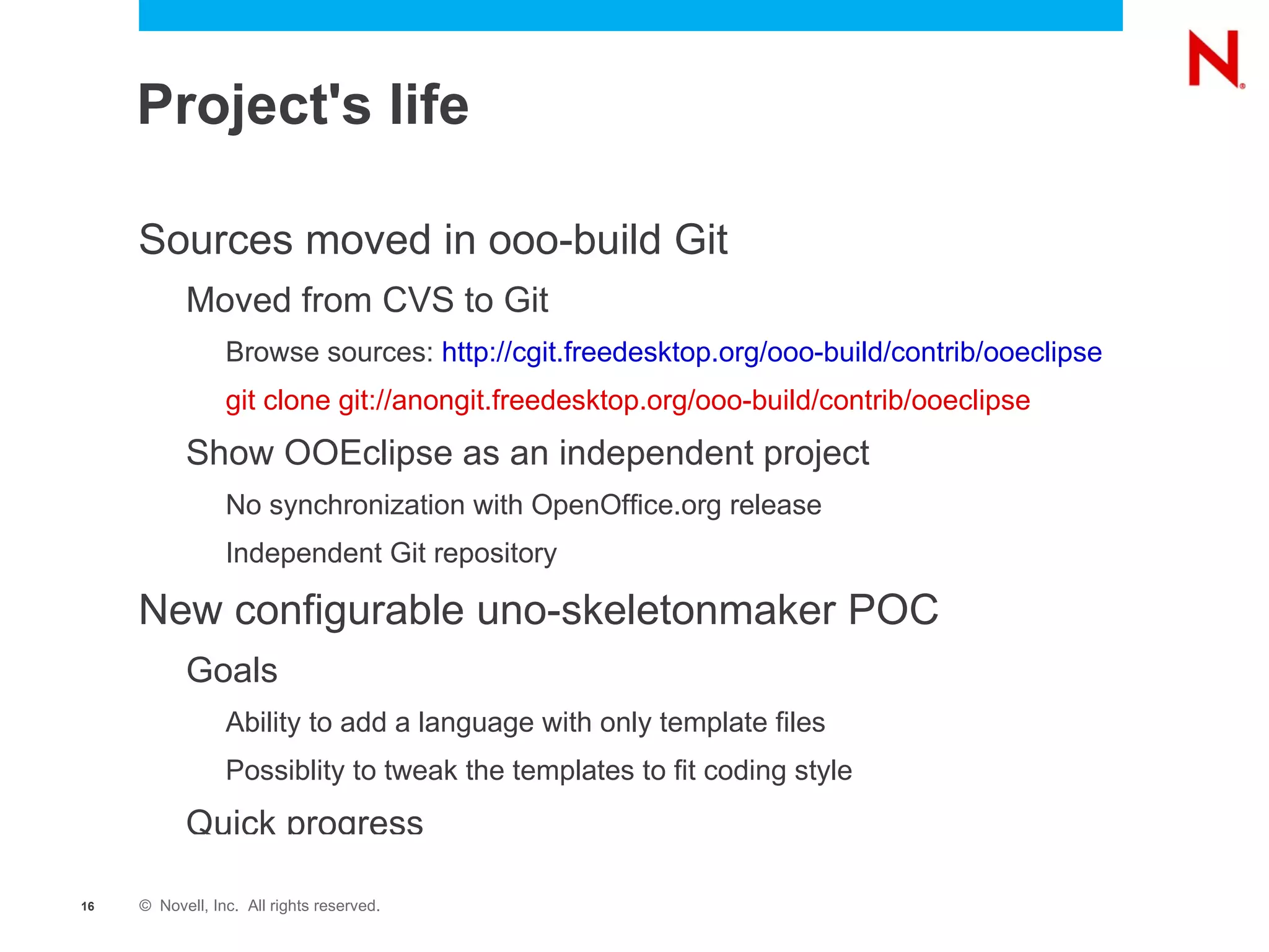 Every other feature is one (or more) plugin(s) Language supports: JDT (Java), CDT (C++) 