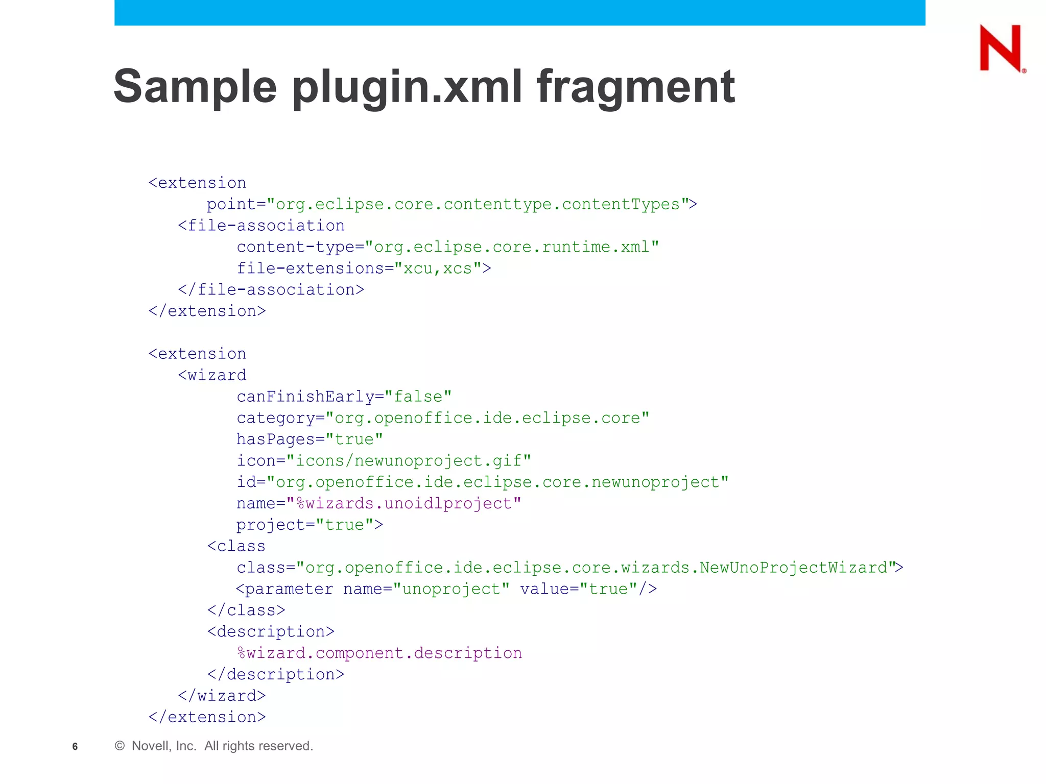 Demonstration Project news Other features 