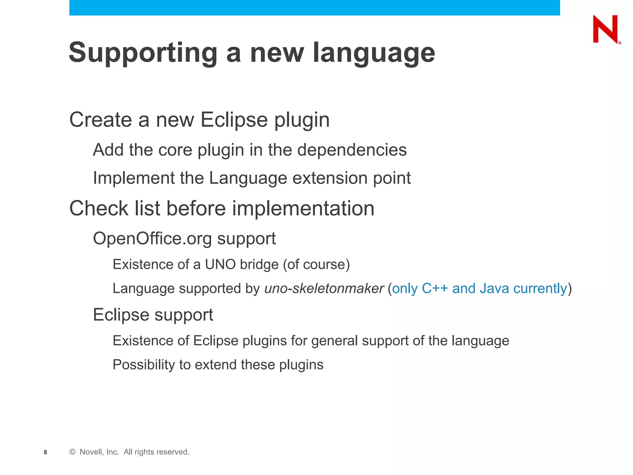 Who am I? In the OpenOffice.org community since 2005 Started developing on OOEclipse with Gsoc 2005 
