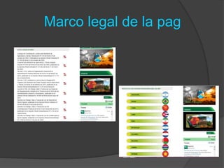 Marco legal de la pag
jj
 