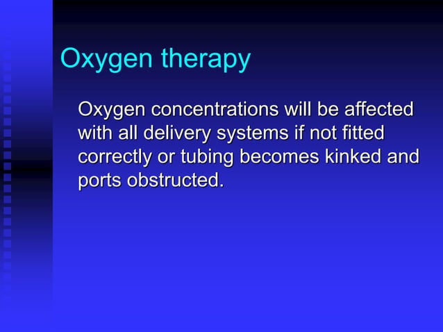 adult oxygen therapy choices and complications .ppt | First Aid | Injuries