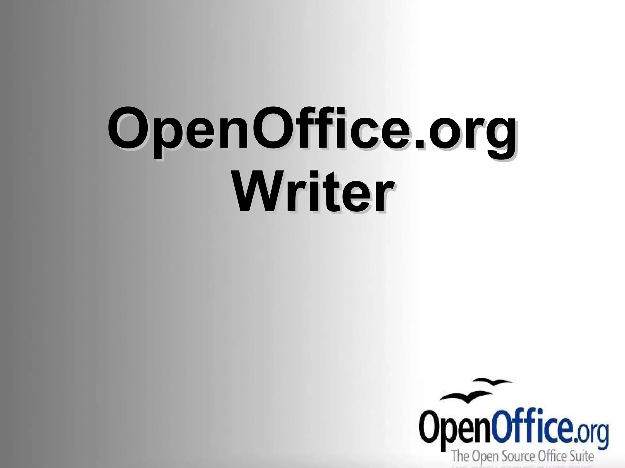 OpenOffice.org Writer 