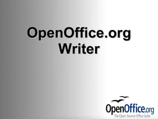 OpenOffice.org Writer 