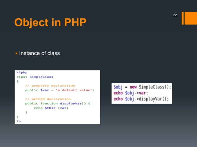 Object Oriented Programming with Laravel - Session 1 | PPT