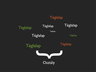 Téglalap

                 Téglalap          Téglalap
Téglalap
                      Téglalap

           Téglalap                    Téglalap



                                 Téglalap
    Téglalap

       {         Osztály
 