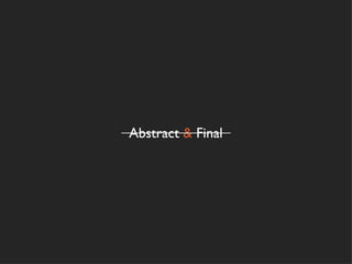 Abstract & Final
 