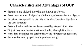 Comprehensive Introduction to Object Oriented Programming Concepts and ...