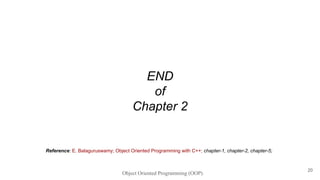 Comprehensive Introduction to Object Oriented Programming Concepts and ...