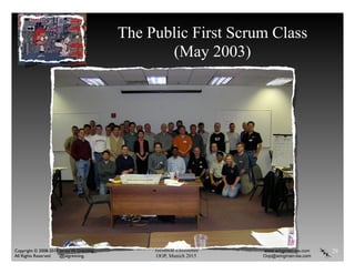 Technical Excellence
OOP, Munich 2015
www.wingman-sw.com
Oop@wingman-sw.com
Copyright © 2008-2014 James W. Grenning	

All Rights Reserved @jwgrenning.
The Public First Scrum Class
(May 2003)
29
 
