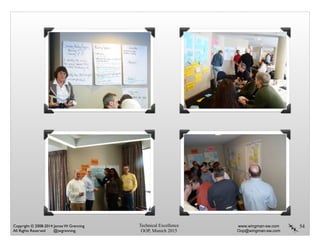 Technical Excellence
OOP, Munich 2015
www.wingman-sw.com
Oop@wingman-sw.com
Copyright © 2008-2014 James W. Grenning	

All Rights Reserved @jwgrenning.
54
 