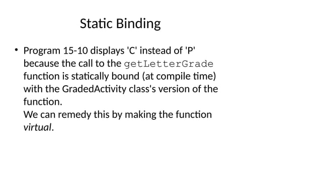 Overview of Object Oriented Programming using C++ | PPT