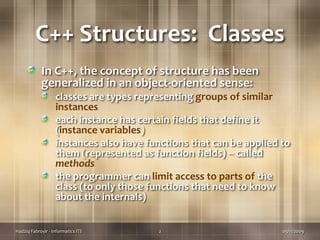 #OOP_D_ITS - 4th - C++ Oop And Class Structure | PPT