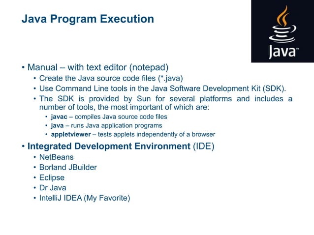 OOP - Lecture02 - Introduction to Java.pptx