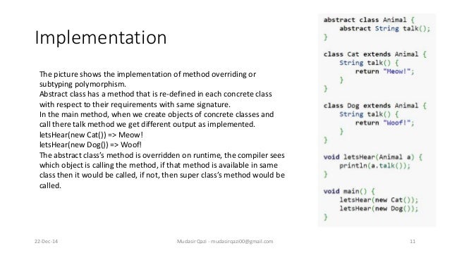 OOP - Polymorphism