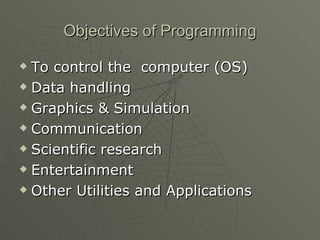 Oop Presentation | PPT | Programming Languages | Computing